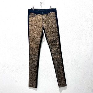 OneTeaspoon low rise Leopard‎ Print Skinny Pants 28